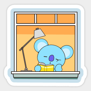 Sleepy Koala Sticker